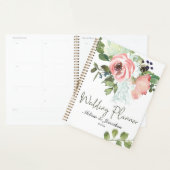 Eggshell and Blush Floral Wedding Planner Planer (Anzeige)
