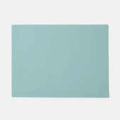 Eggshell Blue Solid Color Fußmatte (Vorderseite)