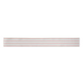 Eggshell Coral Horizontal Stripes Satinband (Vorderseite)