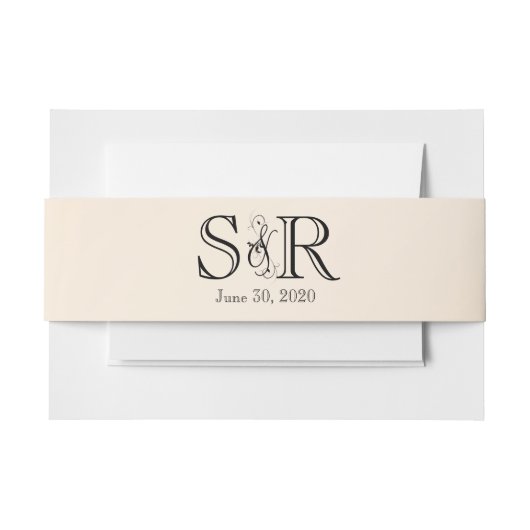 Eggshell Elegance Wedding Bly Band (Vorderseite Beispiel)