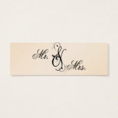 Eggshell Elegance Wedding Drinks Tickets (Rückseite)