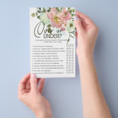 Eggshell Roses Blues Roses Blues-Spiel unter Flyer (Handgriff)