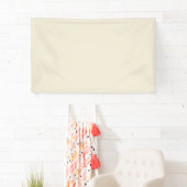 Eggshell Solid Color Banner (Insitu)