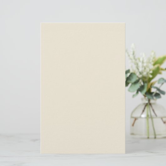 Eggshell Solid Color Briefpapier (Stehend Vorderseite)