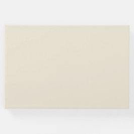 Eggshell Solid Color Gästebuch