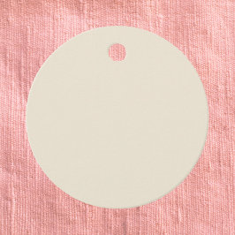 Eggshell Solid Color Geschenkanhänger