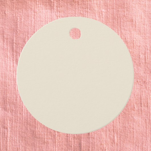 Eggshell Solid Color Geschenkanhänger
