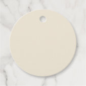 Eggshell Solid Color Geschenkanhänger (Vorderseite)