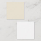 Eggshell Solid Color Mitteilungskarte (Vorne/Hinten)