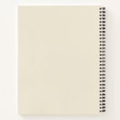 Eggshell Solid Color Notizblock (Rückseite)
