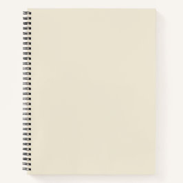 Eggshell Solid Color Notizblock