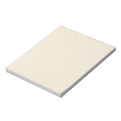 Eggshell Solid Color Notizblock (Rotiert)