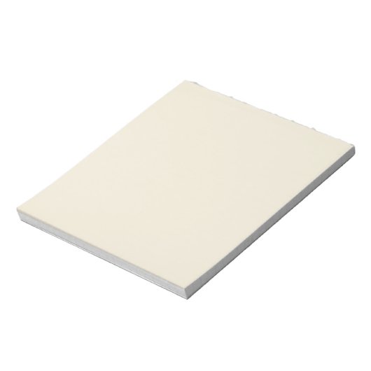 Eggshell Solid Color Notizblock (Rotiert)