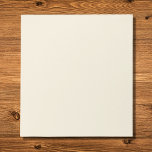 Eggshell Solid Color Notizblock<br><div class="desc">Eggshell Solid Color</div>