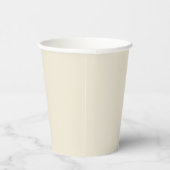 Eggshell Solid Color Pappbecher (Rechts)