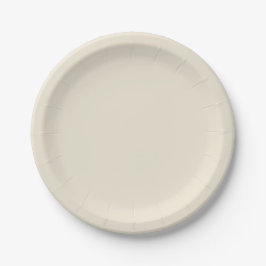 Eggshell Solid Color Pappteller