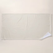 Eggshell Solid Color Strandtuch (Vorderseite)