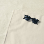 Eggshell Solid Color Strandtuch (Beispiel)