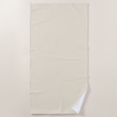 Eggshell Solid Color Strandtuch (Vorderseite)