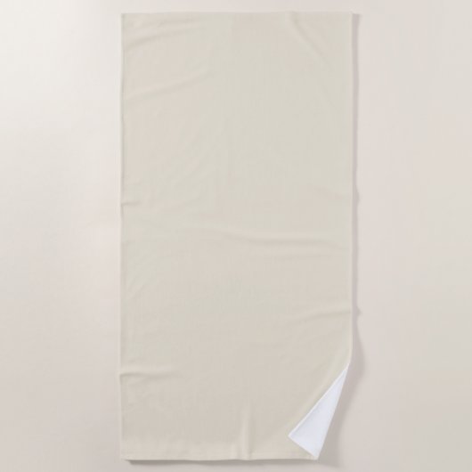 Eggshell Solid Color Strandtuch (Vorderseite)