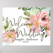 Eggshell und Blush Brautparty Poster (Vorne)