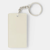 Eggshell White Schlüsselanhänger (Rückseite)