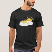 Eggspensive Eggs u201CKeep On The Sunny Sideu201D T-Shirt (Vorderseite)