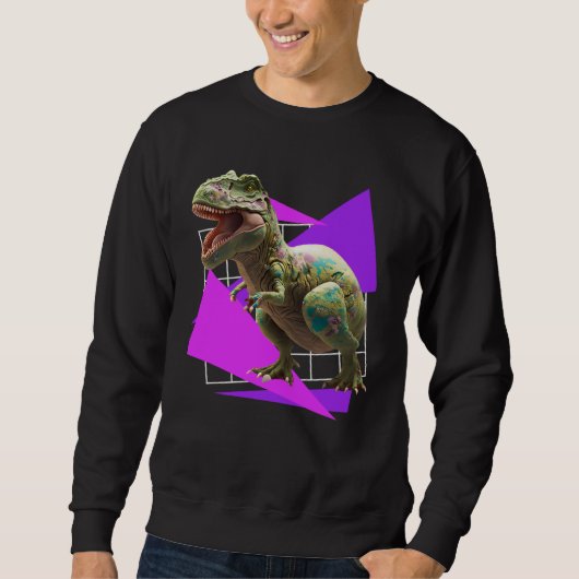 Eggspert Easter Eggs Hunt Dinosaur Easter Bunnies Sweatshirt (Vorderseite)