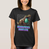 Eggspert Easter Eggs Hunt Dinosaur Easter Bunnies T-Shirt (Vorderseite)