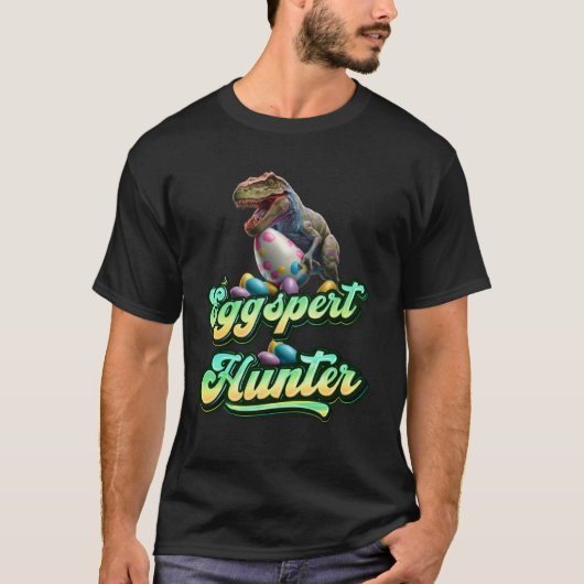 Eggspert Easter Eggs Hunter Easter Dinosaur Egg  4 T-Shirt (Vorderseite)