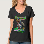Eggspert Easter Eggs Hunter Easter Dinosaur Egg  5 T-Shirt (Vorderseite)