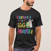 Eggspert Egg Hunter Cool Ostern Bunny Junting Egg T-Shirt (Vorderseite)