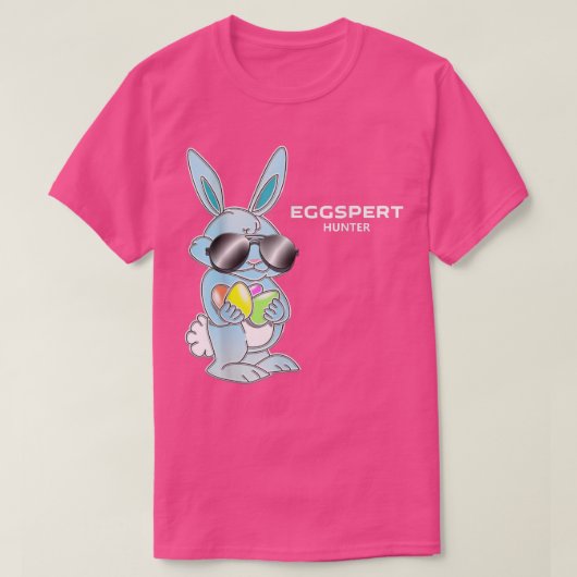 Eggspert Hunter Egg Jagd Cool Ostern Sonniges Wett T-Shirt (Design vorne)