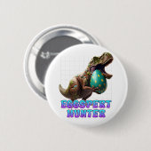 Eggspert Ostereier Hunt Dinosaur OsterBunnies Button (Vorne & Hinten)