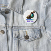 Eggspert Ostereier Hunt Dinosaur OsterBunnies Button (Beispiel)