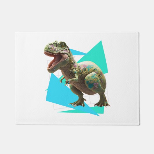 Eggspert Ostereier Hunt Dinosaur OsterBunnies Fußmatte (Vorderseite)