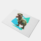Eggspert Ostereier Hunt Dinosaur OsterBunnies Fußmatte (Schrägansicht)