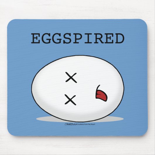 Eggspired-(Abgelaufen) Totes Ei Mousepad (Vorne)