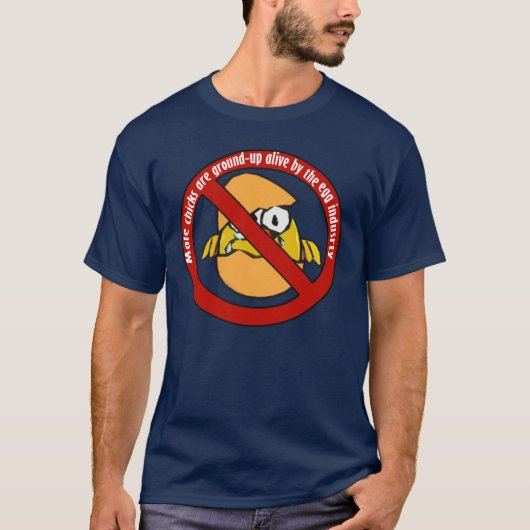 Eggsploited Dunkelheits-T - Shirt (Vorderseite)