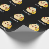 Eggsplorer Funny Egg Explorer Puck Dark BG Geschenkpapier (Ecke)