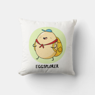 Eggsplorer Funny Egg Explorer Puff Kissen
