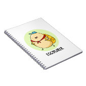 Eggsplorer Funny Egg Explorer Puff Notizblock (Rechte Seite)