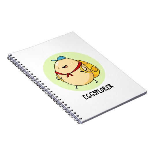 Eggsplorer Funny Egg Explorer Puff Notizblock (Rechte Seite)