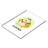 Eggsplorer Funny Egg Explorer Puff Notizblock (Linke Seite)