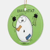 Eggstatic-Ei Keramikornament (Links)