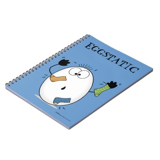 Eggstatic-Ei Notizblock (Linke Seite)