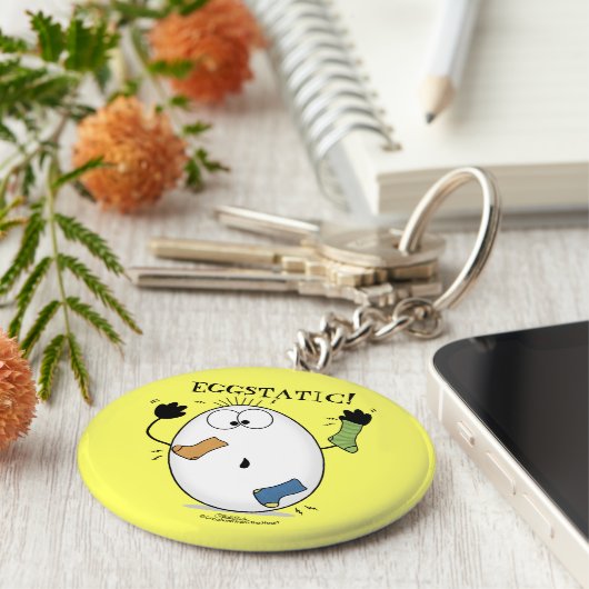 Eggstatic-Ei Schlüsselanhänger (Seite)