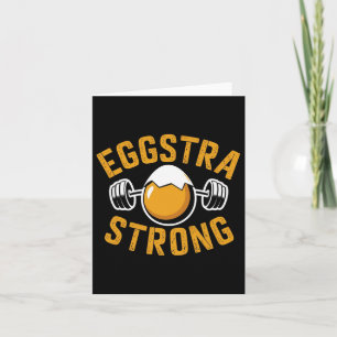 Eggstra Eggstra Starker Funny Eiweiß Bodybuilding  Karte