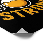 Eggstra Eggstra Starker Funny Eiweiß Bodybuilding  Poster (Ecke)