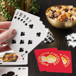 EGGSTRA NIEDLICH FÜR OSTERFRISCHE Osterkichtengabe Spielkarten